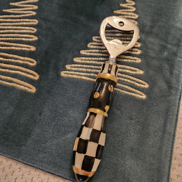 MacKenzie-Childs Other - Mackenzie child's Black and White Bottle Opener